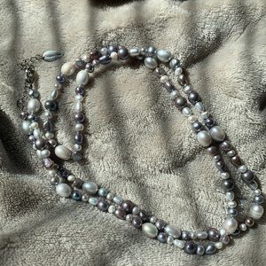 Multicolored freshwater pearl strand!